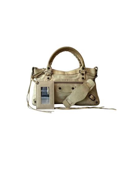 Balenciaga Le First Cream Lambskim Bag