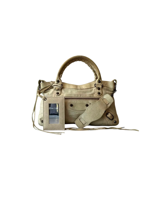 Balenciaga Le First Cream Lambskim Bag