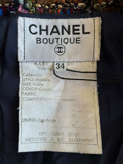 1993 Chanel Multicolor Tweed Blazer