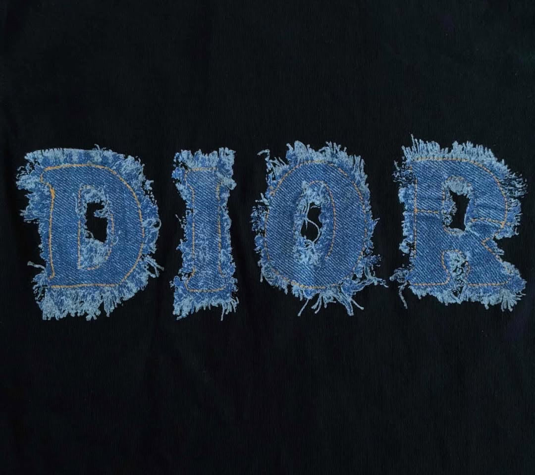 Dior Galliano Era Denim Script Tanktop