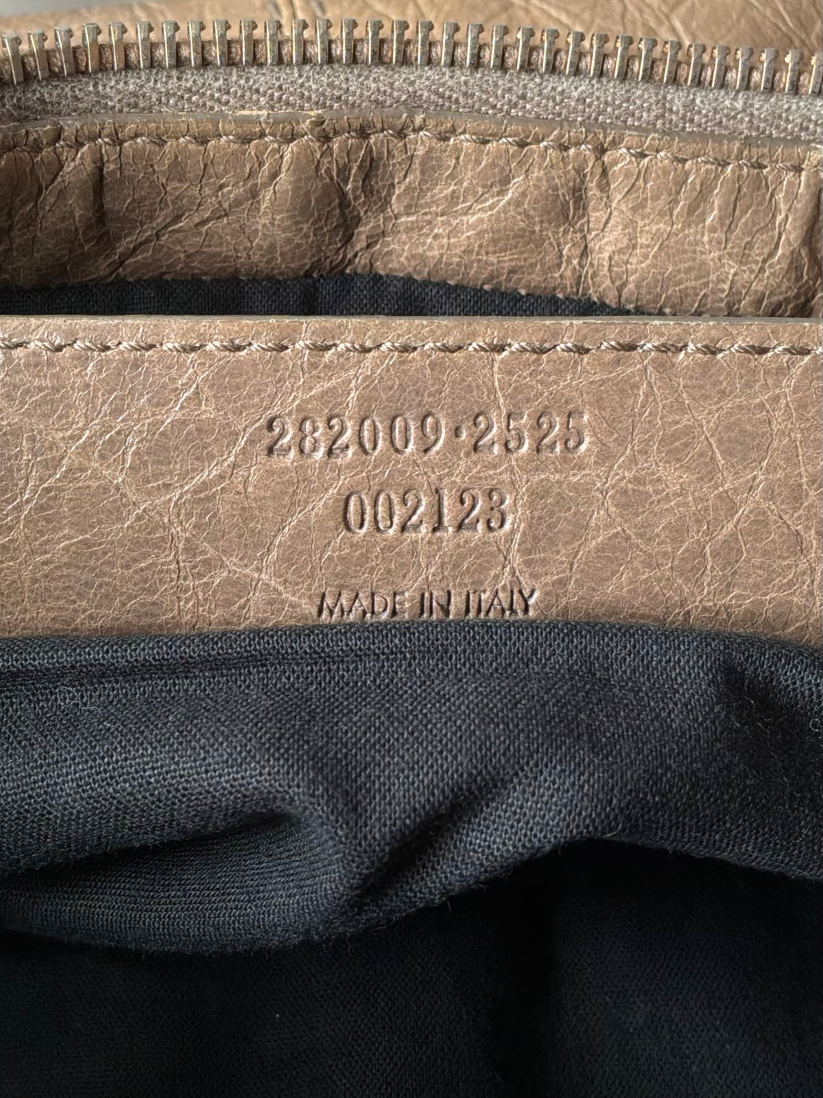Balenciaga Part Time Taupe on Bronze Giant 12 Lambskin Bag