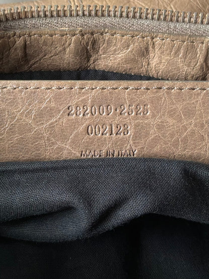 Balenciaga Part Time Taupe on Bronze Giant 12 Lambskin Bag