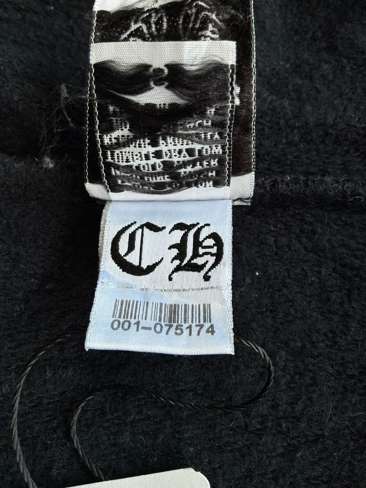 90’s Chrome Hearts Cracked Horseshoe Zip Hoodie