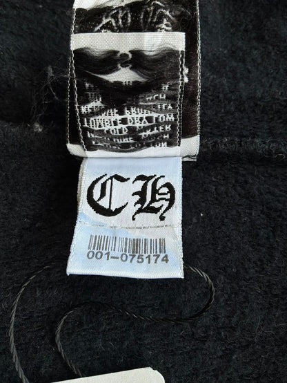 90’s Chrome Hearts Cracked Horseshoe Zip Hoodie