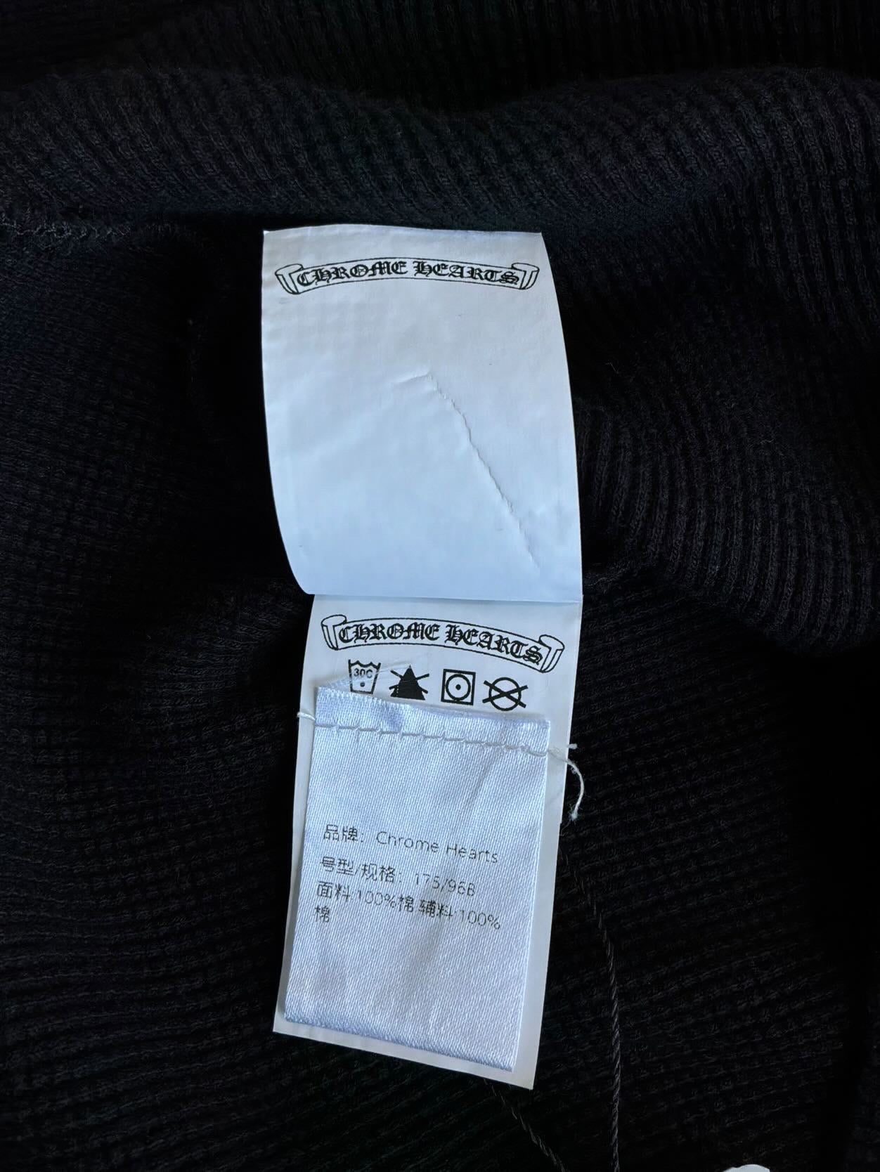 Chrome Hearts Thermal Henley Embroidered Longsleeves