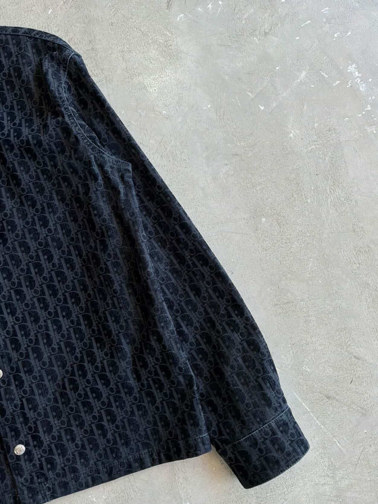 Dior Oblique Suede Denim Overshirt