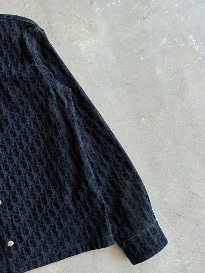 Dior Oblique Suede Denim Overshirt