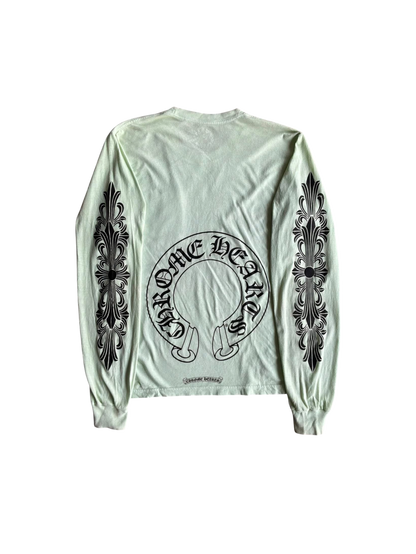 Chrome Hearts GITD Horseshoe Floral Longsleeves