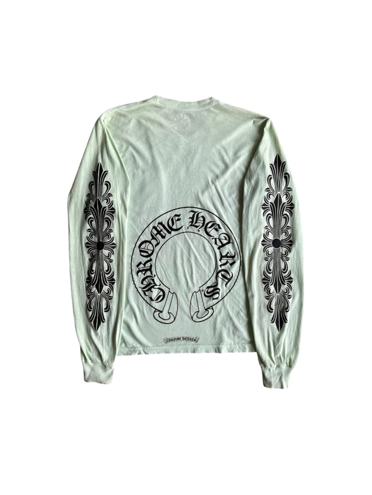 Chrome Hearts GITD Horseshoe Floral Longsleeves