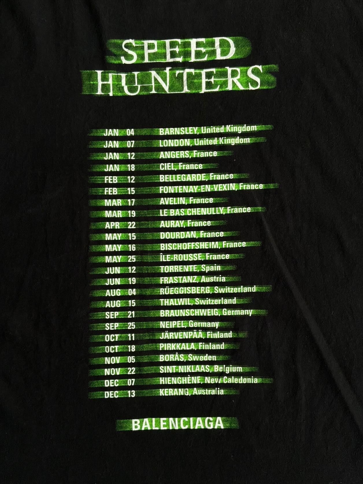 Balenciaga Speed hunters Tour Tee