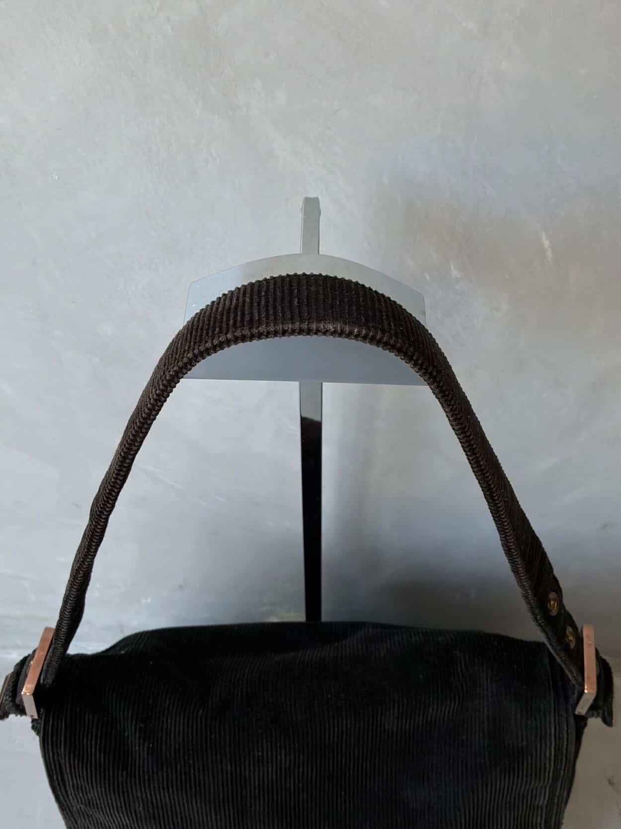2000’s Fendi Curdoroy Copper Mamma Baguette Bag