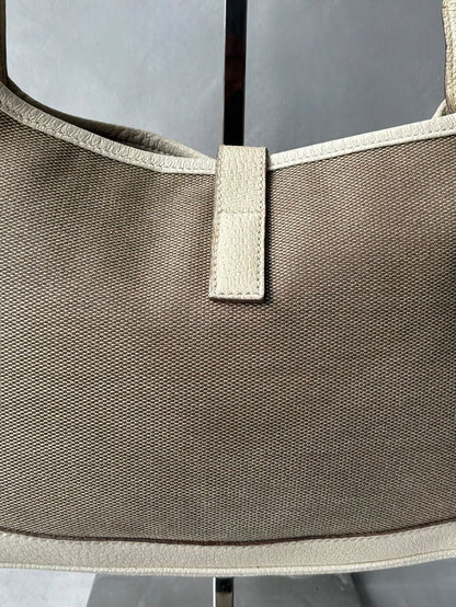 Gucci Canvas Leather Jackie Bag
