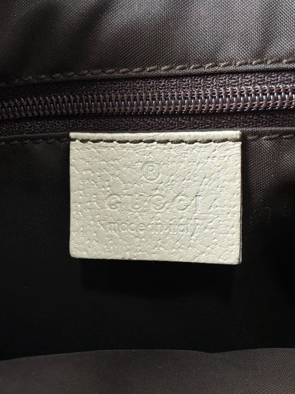 Gucci Canvas Leather Jackie Bag