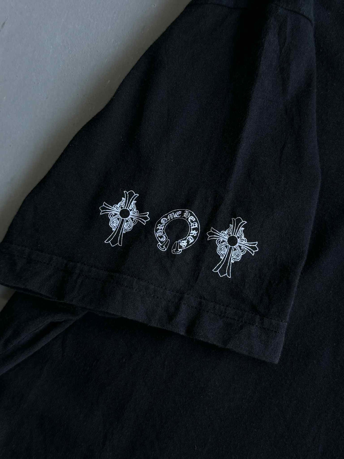 Chrome Hearts 2010’s T-Bar Logo Horseshoe tee