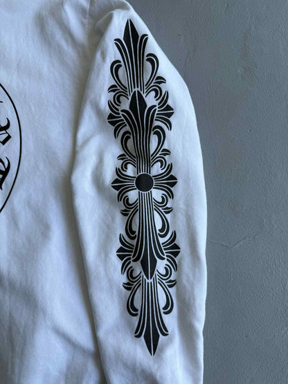 Chrome Hearts Floral Horseshoe Logo Pullover Hoodie