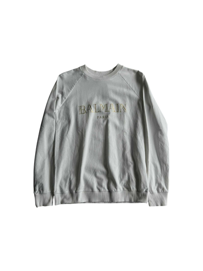 Balmain Logo Print Sweatshirt