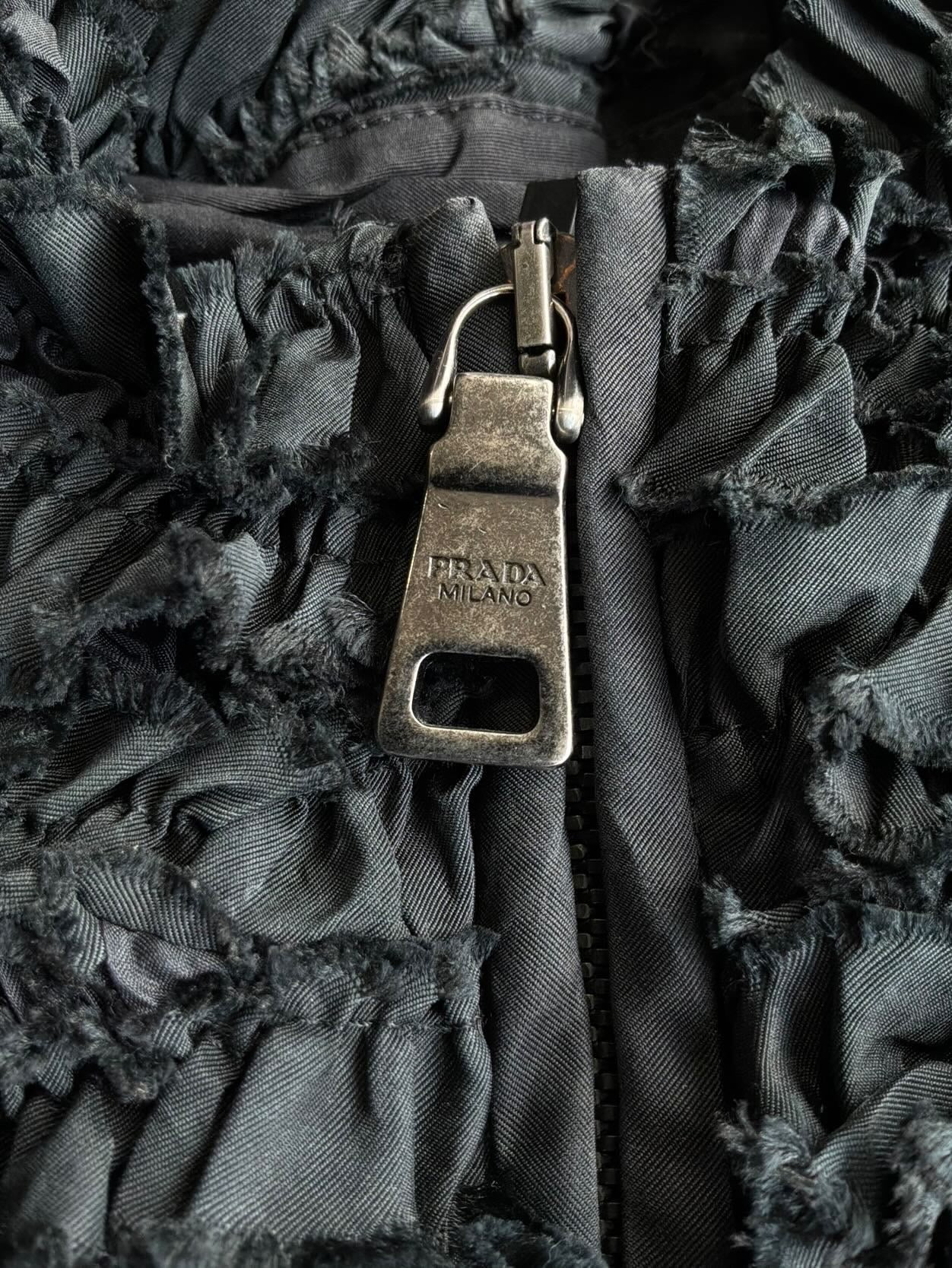 Prada Ruffles Zip Jacket