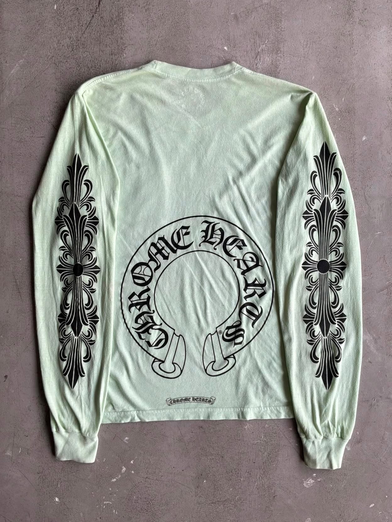 Chrome Hearts GITD Horseshoe Floral Longsleeves