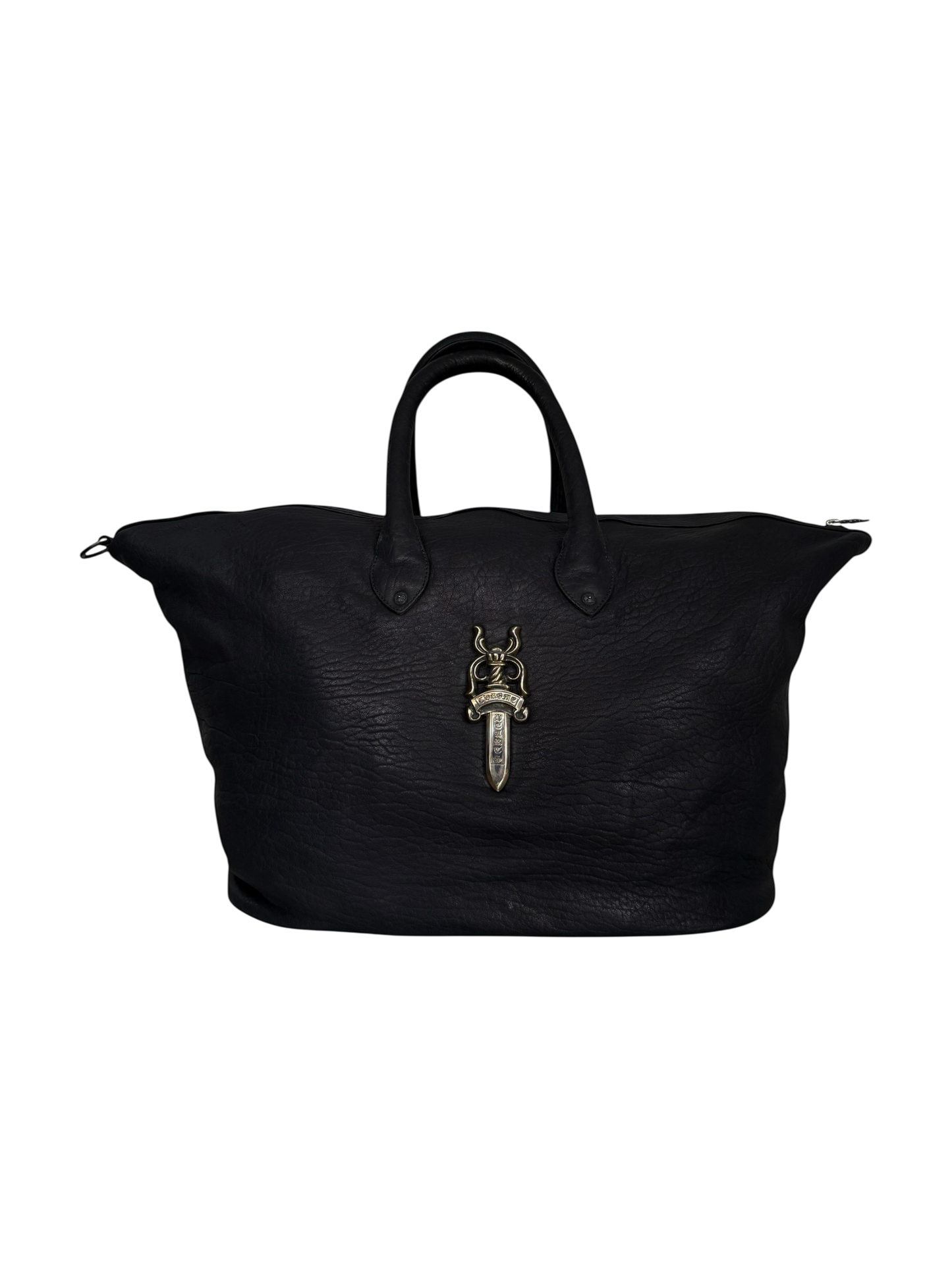 Chrome Hearts 90s Big Dagger Embellished Leather Duffle Bag