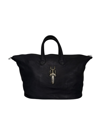 Chrome Hearts 90s Big Dagger Embellished Leather Duffle Bag