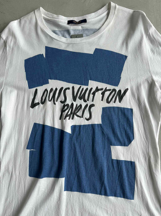 Louis Vuitton Graffiti Logo Short Sleeve Tee