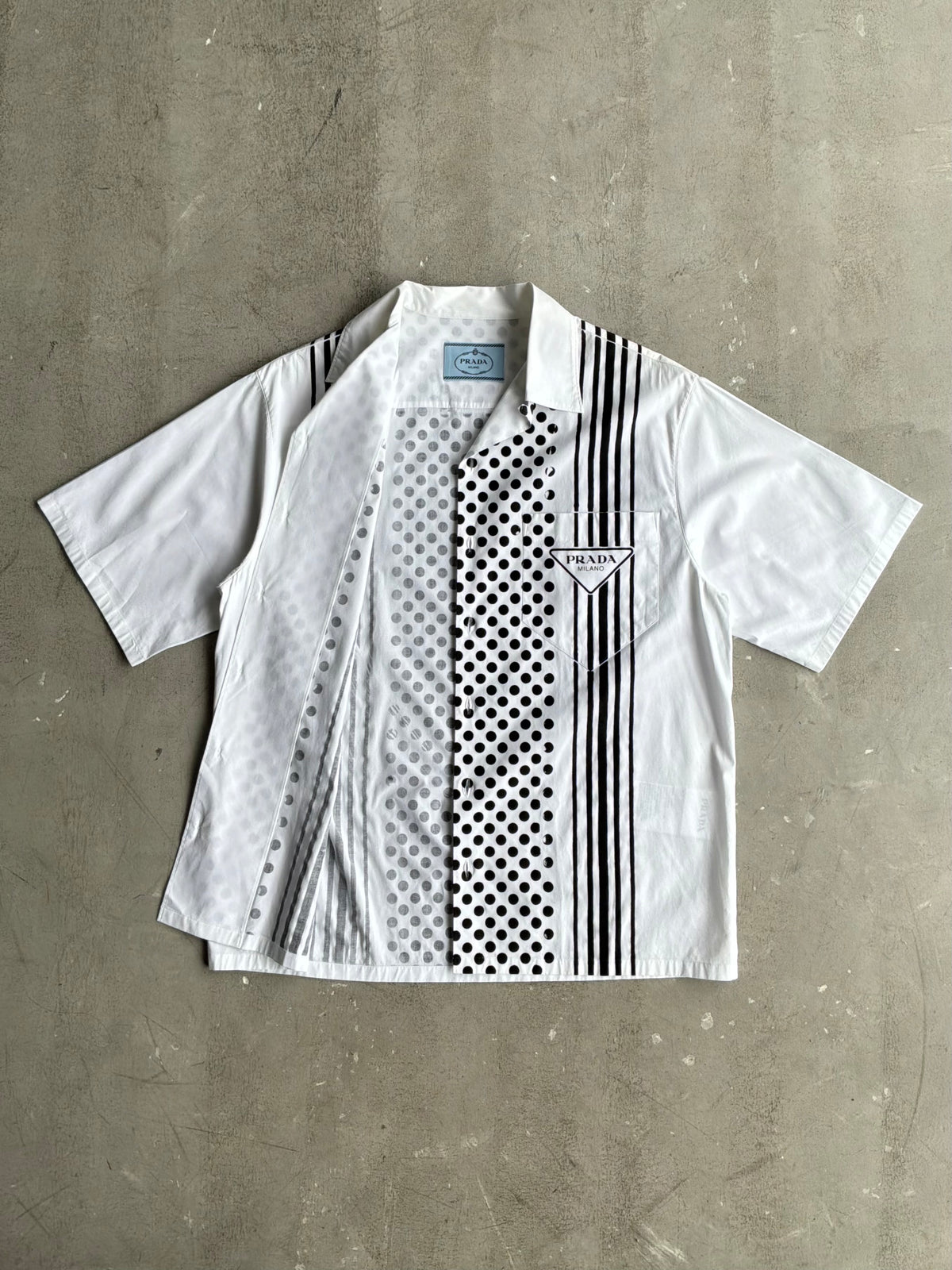 Prada Poplin Bowling Shirt