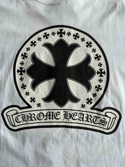 Chrome Hearts Vintage Hollywood Seal Logo Pocket Tee