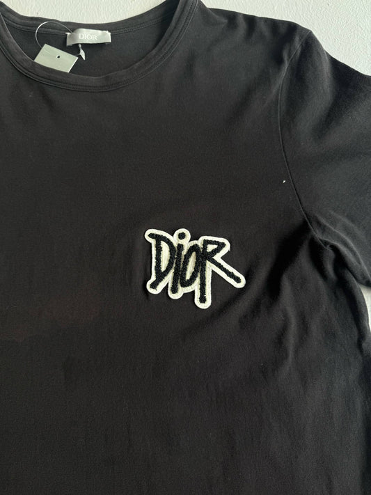 Dior x Stussy Chest Logo Tee