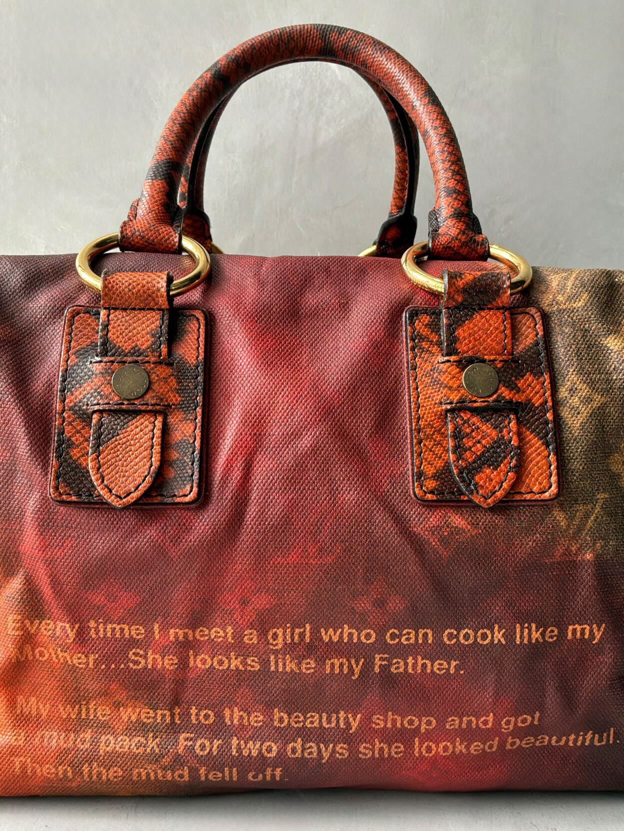 Louis Vuitton X Richard Prince Monogram Snakeskin Bag