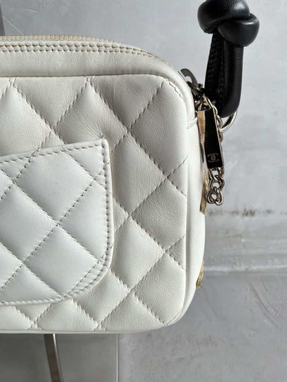 Chanel Ligne Cambon Snakeskin CC Pochette Bag
