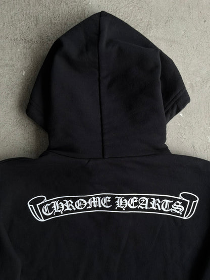 Chrome Hearts Scroll Logo Pullover Hoodie