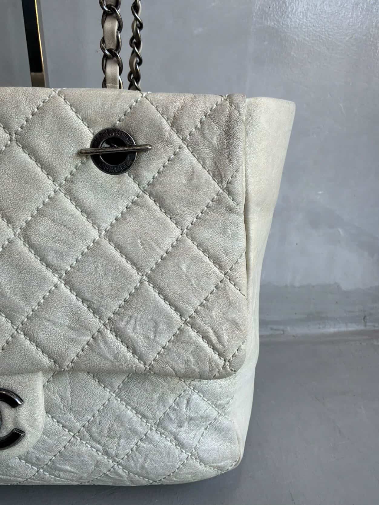 Chanel CC Cambon Quilted Flap Tote Bag