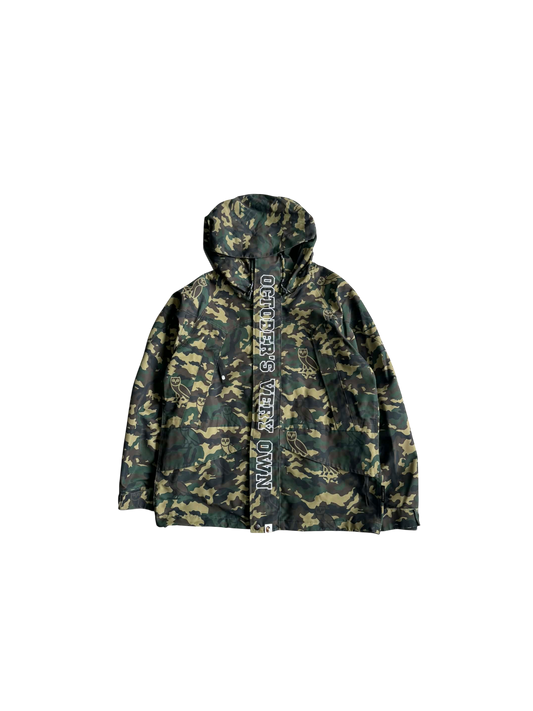 Bape X OVO Woodland Camo Snowboard Jacket