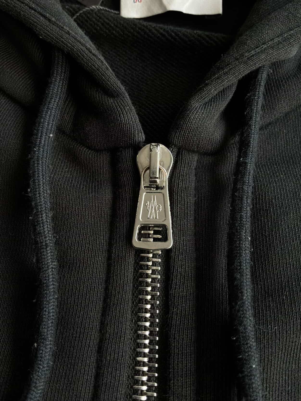 Moncler Tri-Logo Zip Hoodie