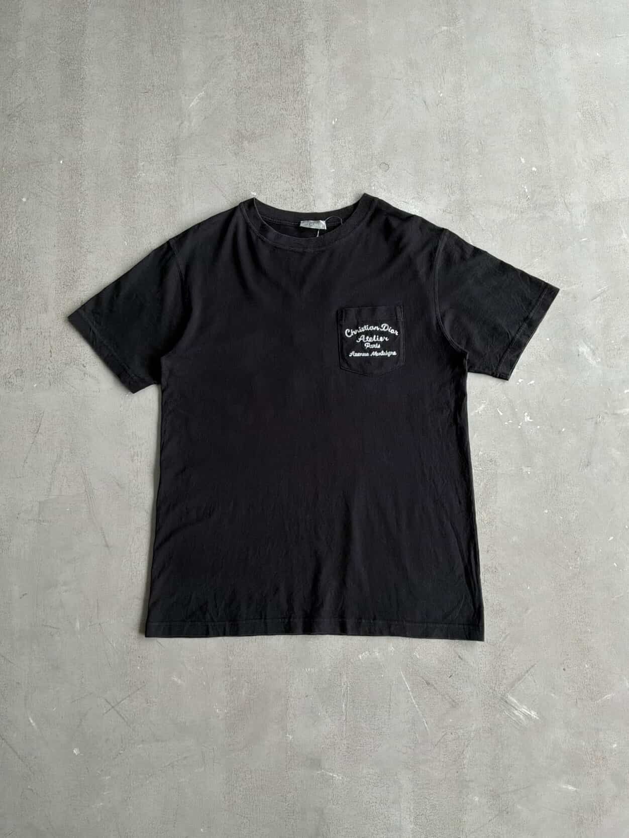 Dior Atelier Embroidered Script Mullet Tee