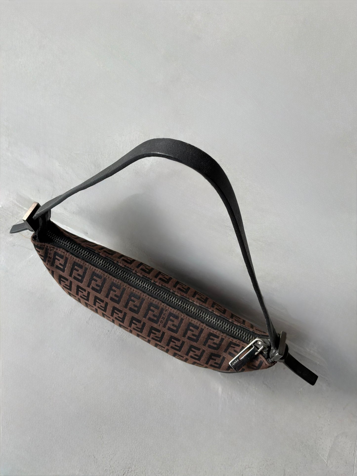 Fendi Brown Monogram Boat Bag