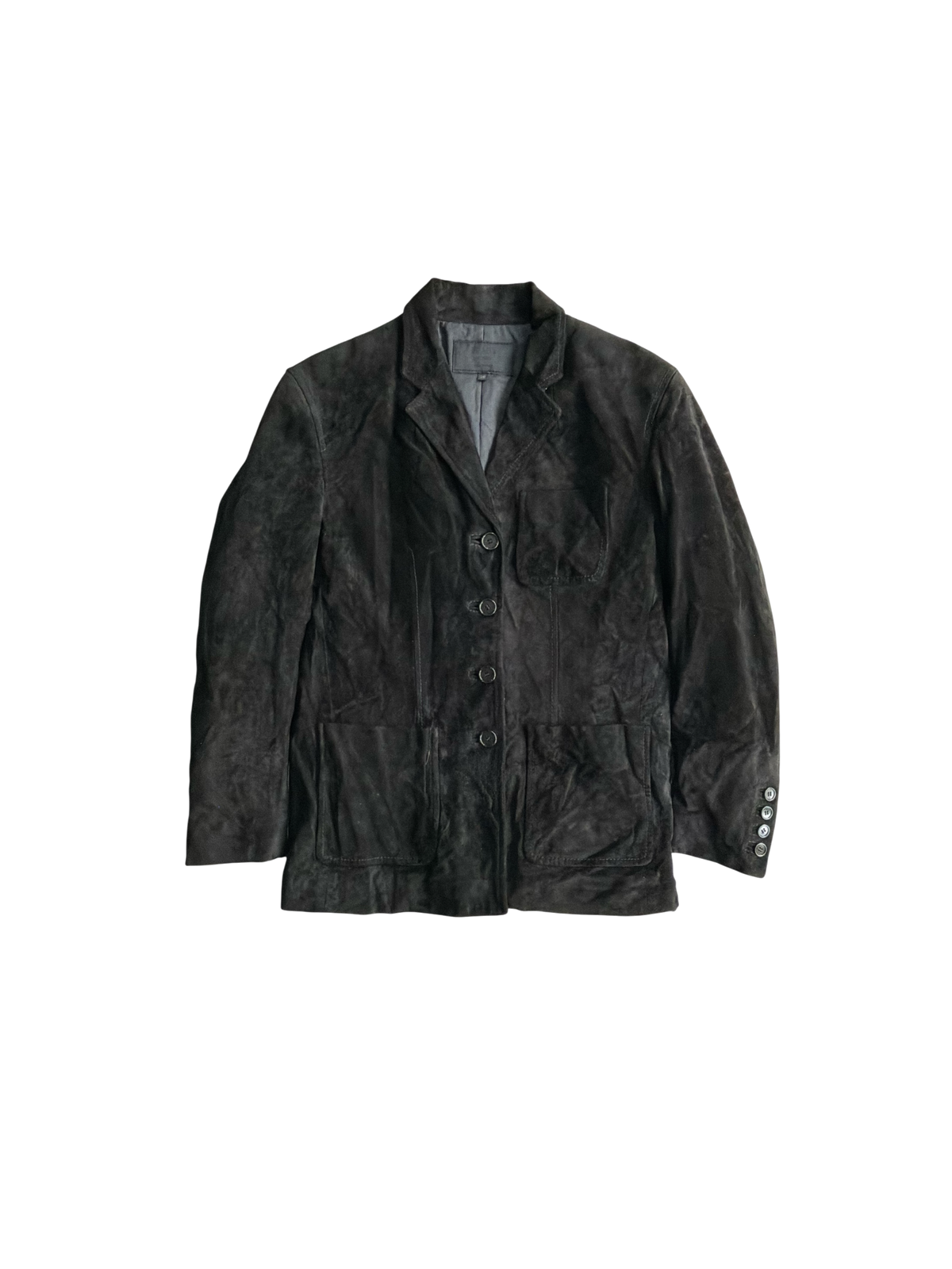 Prada Vintage Suade Button Jacket