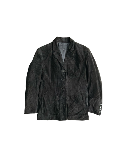 Prada Vintage Suade Button Jacket