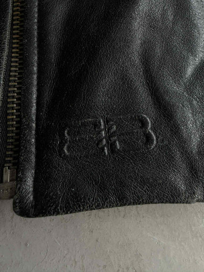 Vintage Balenciaga Motorcycle Zip Jacket