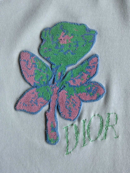 Dior Flower Chest Logo Tee