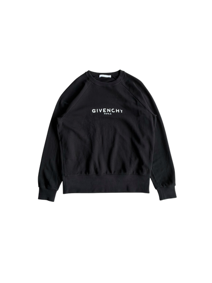 Givenchy Cracked Script Crewneck