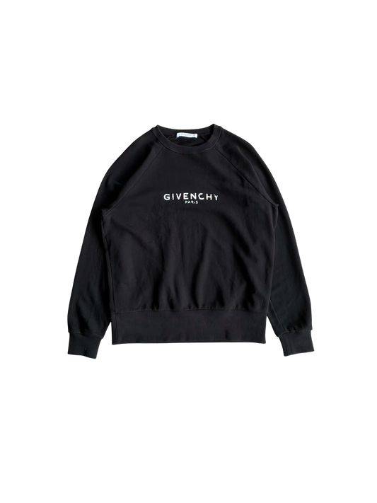Givenchy Cracked Script Crewneck