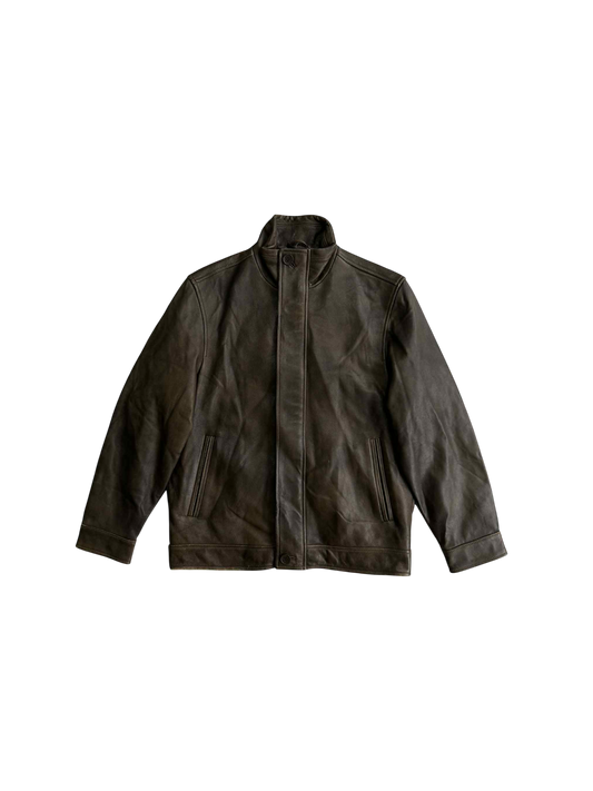 Balenciaga Leather Brown Jacket