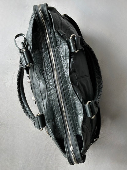 Balenciaga Part Time Dark Green Giant 21 Lambskin Bag