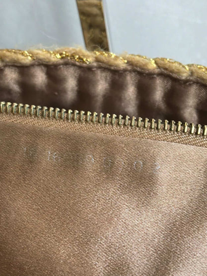 Fendi Woven Crochette Baguette Bag