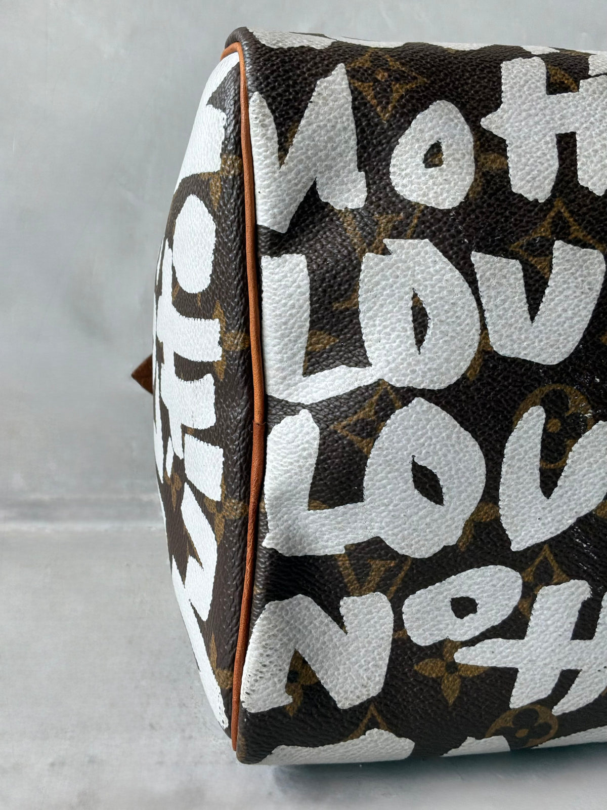 Louis Vuitton x Stephen Sprouse White Graffiti Speedy 30 Bag