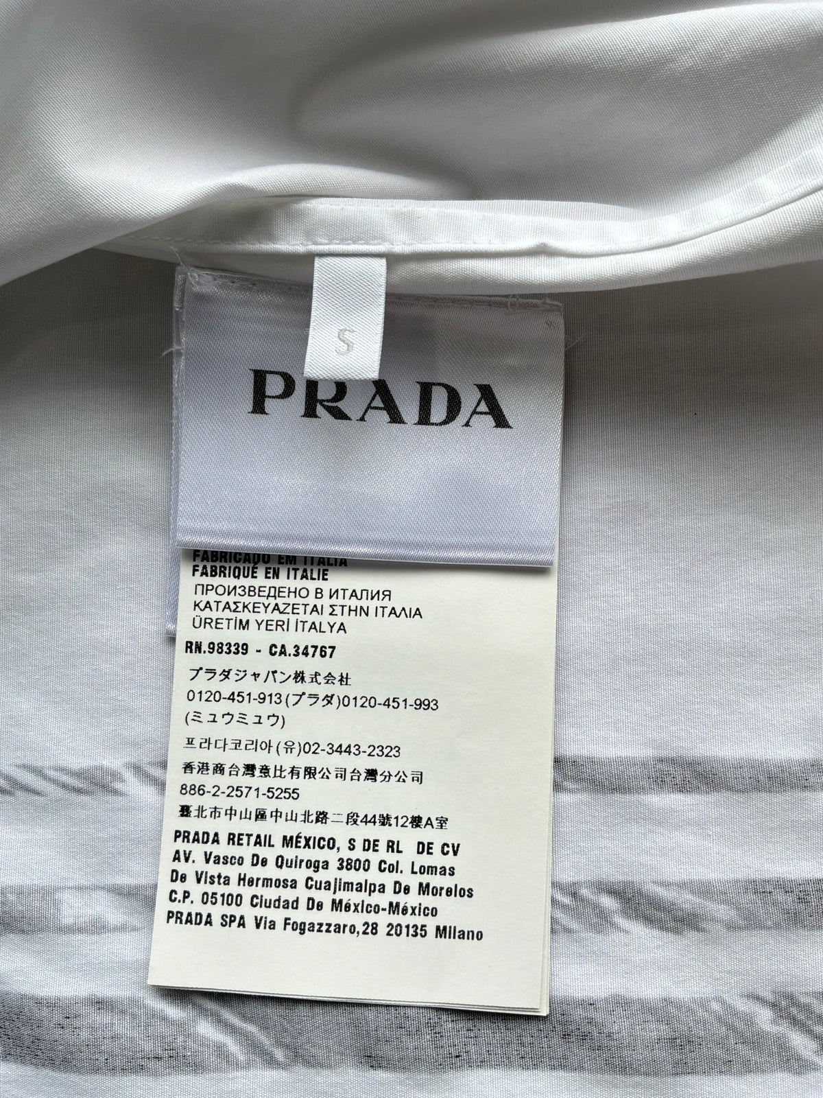 Prada Poplin Bowling Shirt