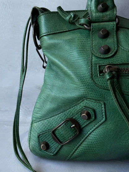 Balenciaga Le First 10th Anniversary Lizard Skin Bag