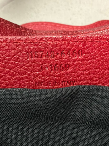 Balenciaga Classic City Red on Gold Lambskin Bag