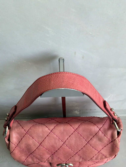 2009 Chanel On The Road Quilted Shoulder Bag